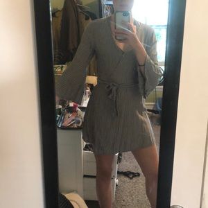 Wrap mini dress